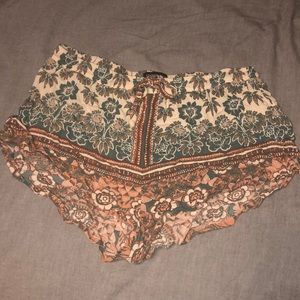 Kendall and Kylie boho shorts